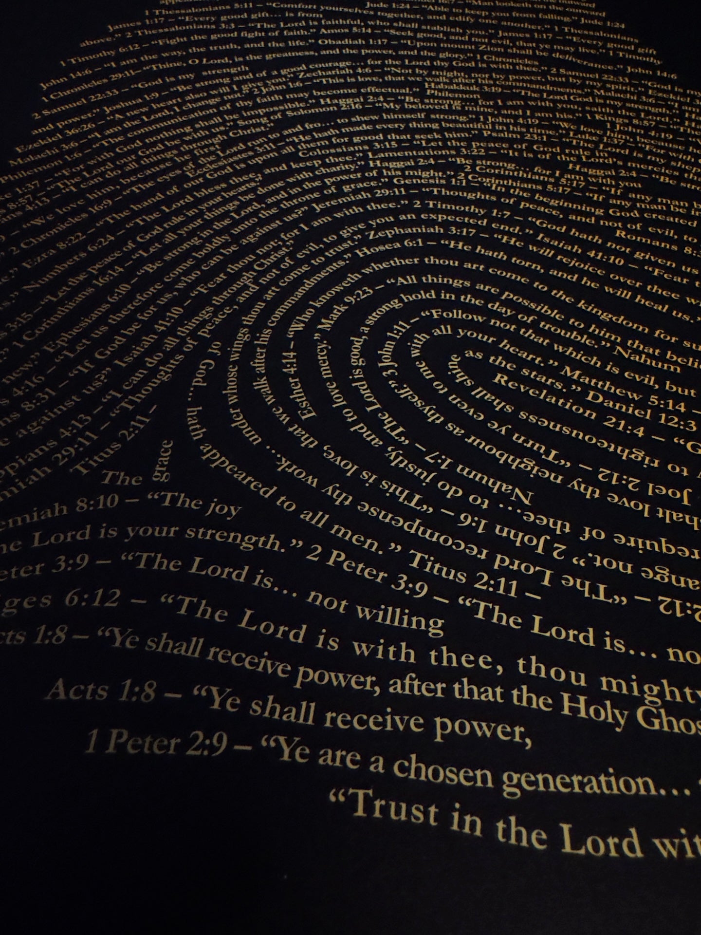 God's fingerprint